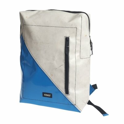 Laptoprucksack David aus upcycelter LKW-Plane von REBAGO