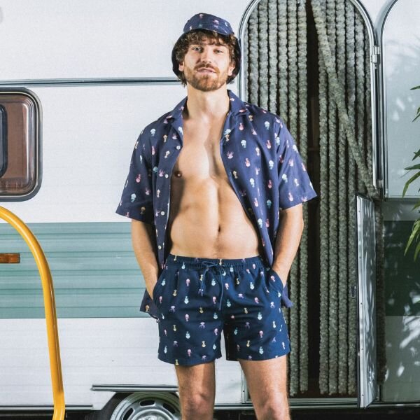 Swim Shorts Navy Jellyfish