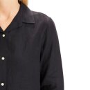 Sage classic linen shirt black jet