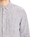 Larch striped linen shirt vegan