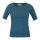 T-Shirt blaugrün-türkis geringelt