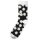 Sigtuna Flowers Socks black 36-40