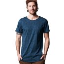 T-Shirt mit Paisleymuster blau L