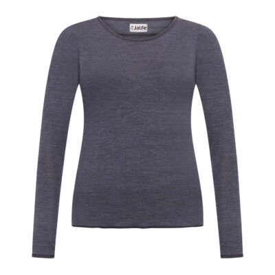 Longsleeve Wolle denim L