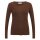 Longsleeve Wolle Punkte brown L