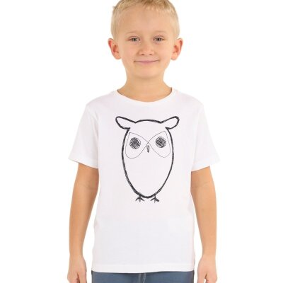 T-Shirt Owl tee Bright White 146/152