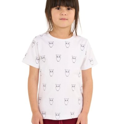 T-Shirt Owl AOP tee Bright White