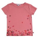 T-Shirt mit Herzdruck rose