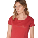 T-Shirt Nature Sailor Ship Loves Carmine Red