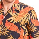 Wave Palm Print Shirt Vegan