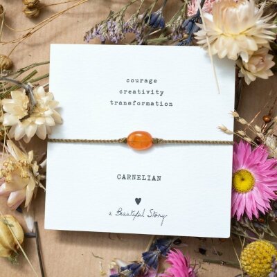 Armband mit Edelstein Karneol