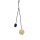Fairy Black Onyx Halskette goldfarben