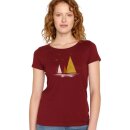 T-Shirt Nature Stand Up Loves Burgundy