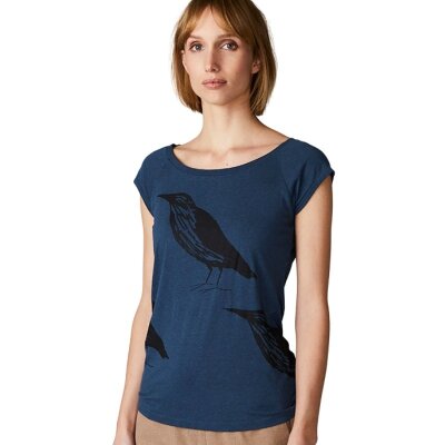 T-Shirt Songbird Stroll Denim Blue