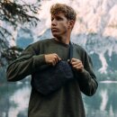 Große Bauchtasche Sling Baq Anthrazit