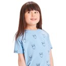 T-Shirt Owl AOP tee Alaskan Blue