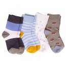 4 Paar Socken für Kinder Igel 2-3 Jahre
