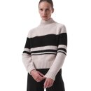 Colourblock Pullover white melange-black