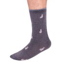 Socks Jamal Animal Collection Hase Dark Grey Marle