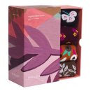 4 Paar Socken Blossom Floral Geschenk-Box