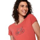 T-Shirt Bike City Ride Loves Carmine Red