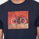 Männer T-Shirt Agave Bike Wall dark navy