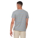 T-Shirt Cacao Stripes water blue