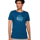 T-Shirt Nature Waves Circle Spice Sailor Blue