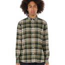 Relaxed structured checkered shirt