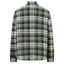 Relaxed structured checkered shirt