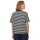 T-Shirt Waterlily Stripes dark navy