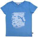 T-Shirt mit Haifischdruck sky blue