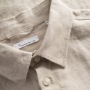 Linen Custom fit Shirt light feather gray XL