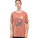 T-Shirt Julian Sun Mountain Wave Berry L
