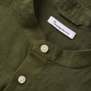 Linen Custom fit Shirt burned olive