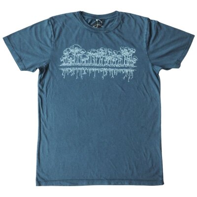 T-Shirt Mirror Stone Washed Blue