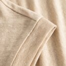 Loose Fold Up Linen T-Shirt Safari