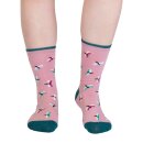 Cece Organic Cotton Bug Socks Petal Pink