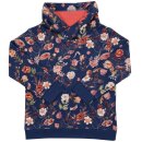 Sweatshirt Stehkragen Blumendruck