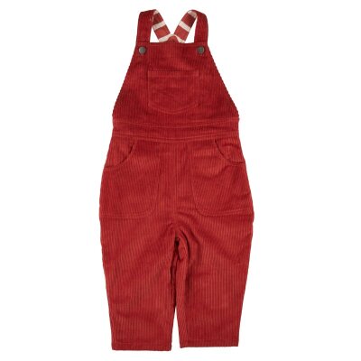 Lined dungarees orange