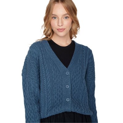 Strickjacke Chic frost blue