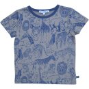 T-Shirt mit Safari Alloverdruck taupe-blue