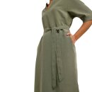 Kleid mit Gürtel Leinen tea leaf