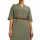 Kleid mit Gürtel Leinen tea leaf