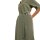 Kleid mit Gürtel Leinen tea leaf