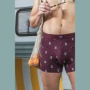 Boxer Brief Burgundy Percolator XXL