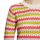 Knitted T-Shirt Flen Crochet Stripe Multi Color
