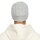 Double Layer Wool Beanie Grey Melange