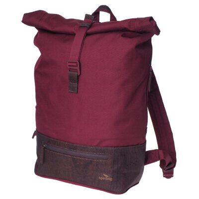 Rucksack Daily Robin Chocolate aus PET/ Kork