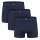 3er-Pack Boxer-Brief Dark Navy Solid-XL